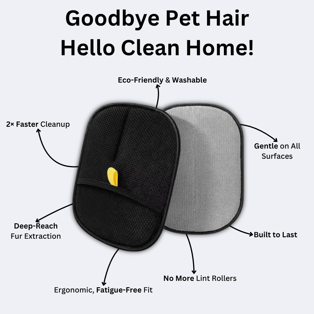 PetZure™ Dual-Sided Pet Hair Removal Gloves