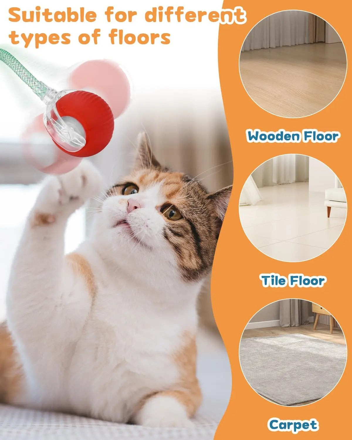 WhiskerChase™ Smart Tail Ball