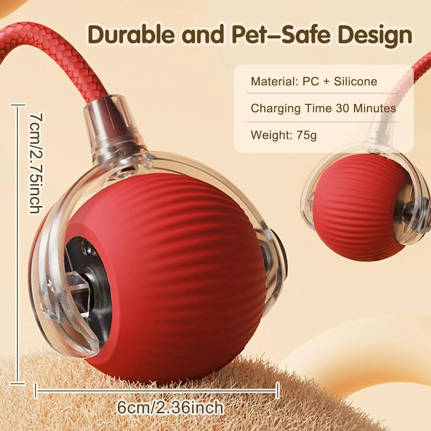 WhiskerChase™ Smart Tail Ball