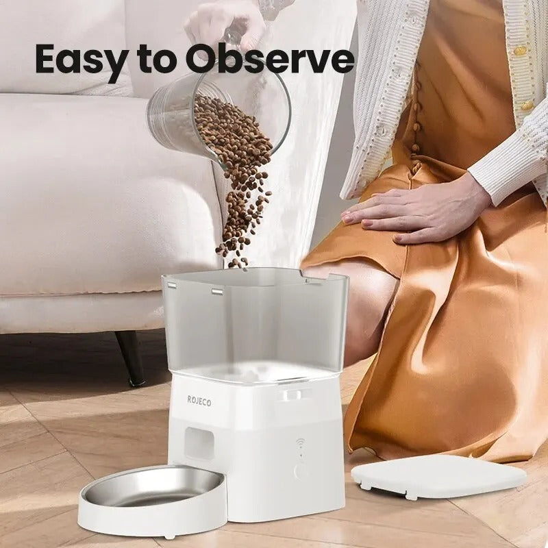 SmartGuard Pro - 2L WiFi Auto Pet Feeder with Triple Anti-Jam & Health Protection System