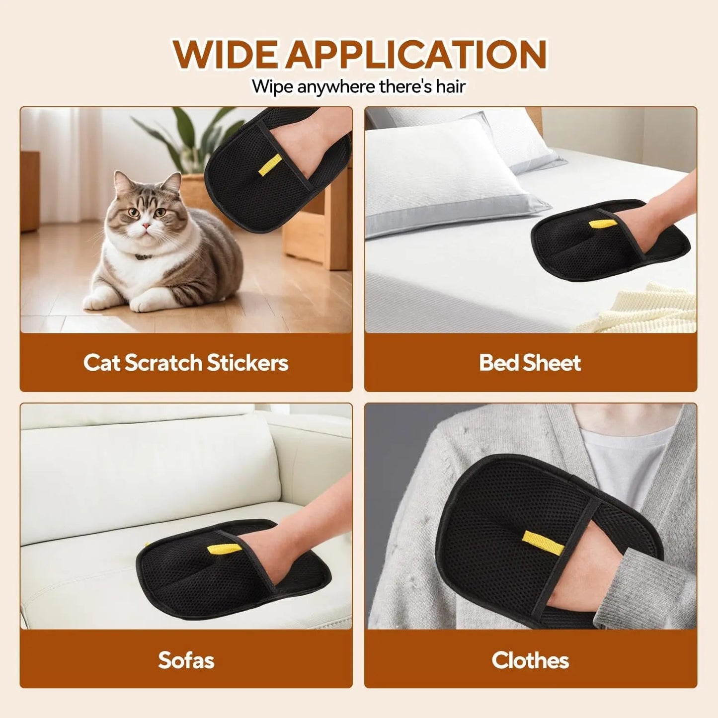 PetZure™ Dual-Sided Pet Hair Removal Gloves
