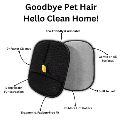 PetZure™ Dual-Sided Pet Hair Removal Gloves