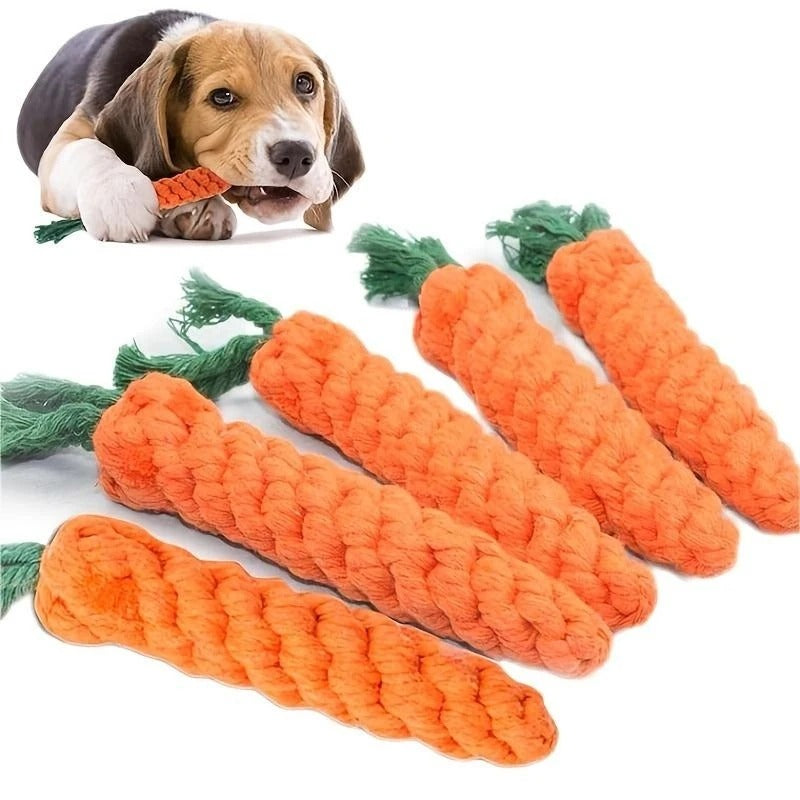 CrunchCarrot Rope Chew Toy
