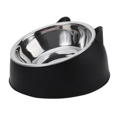 TiltEase Stainless Steel Inclined Pet Bowl