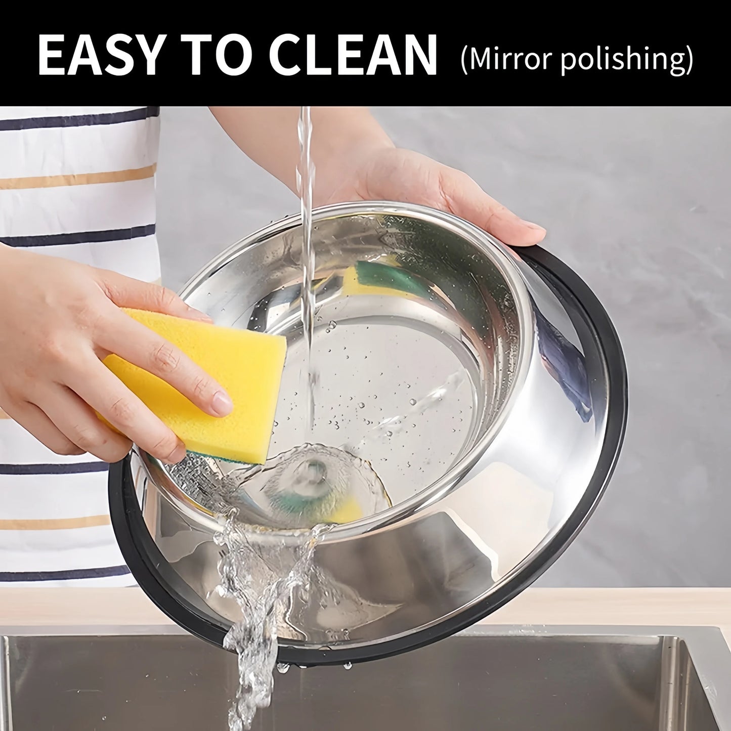 Ultra-Durable Stainless Steel Pet Bowl