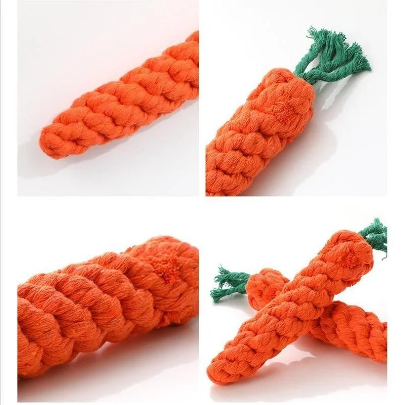 CrunchCarrot Rope Chew Toy