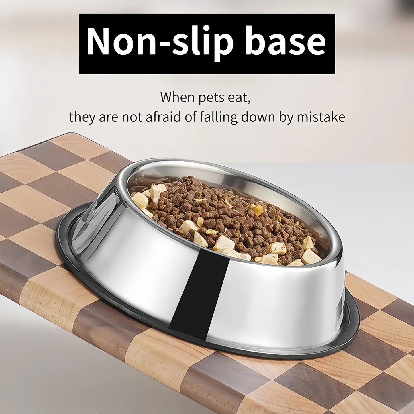 Ultra-Durable Stainless Steel Pet Bowl