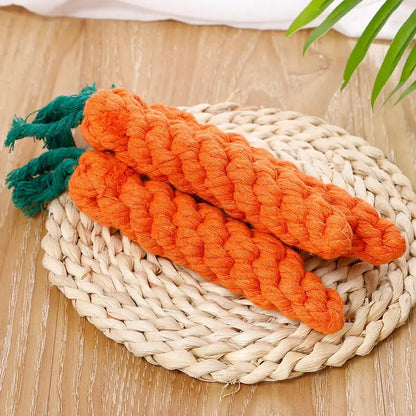 CrunchCarrot Rope Chew Toy