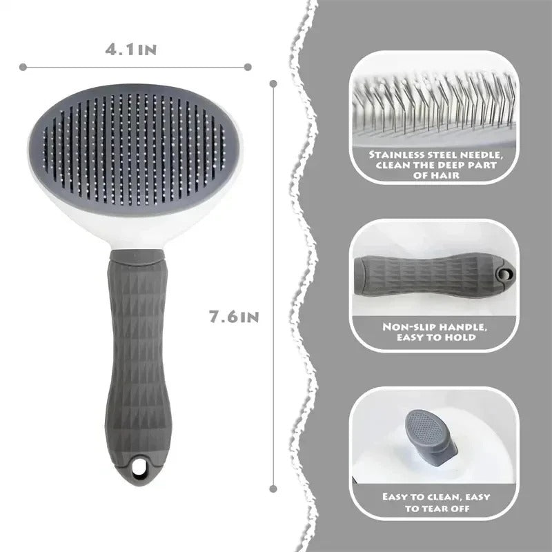 Gentle-Glide Self-Cleaning Slicker Brush