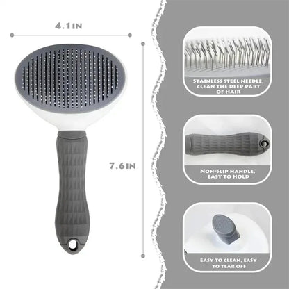 Gentle-Glide Self-Cleaning Slicker Brush