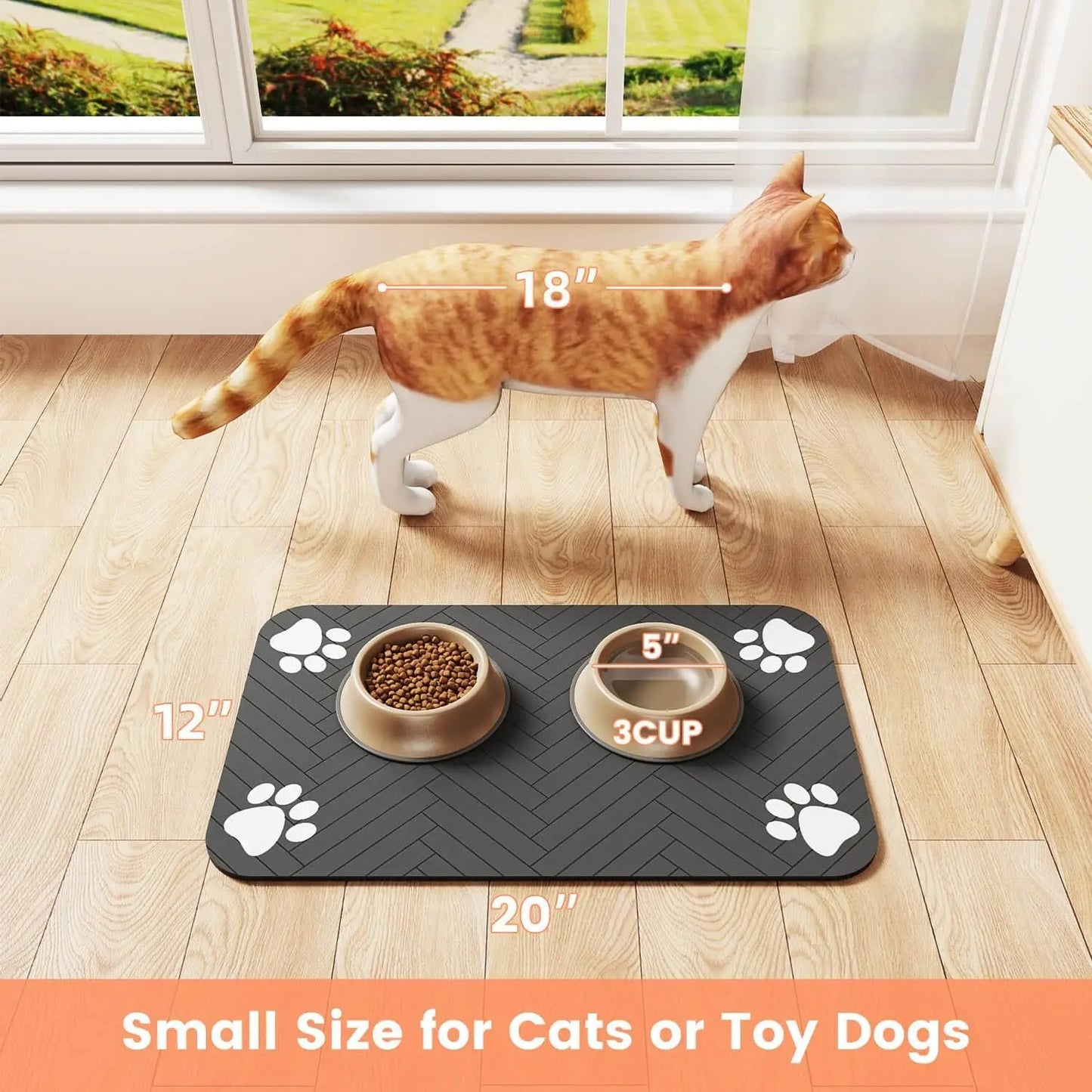 Ultra-Absorbent Pet Feeding Mat