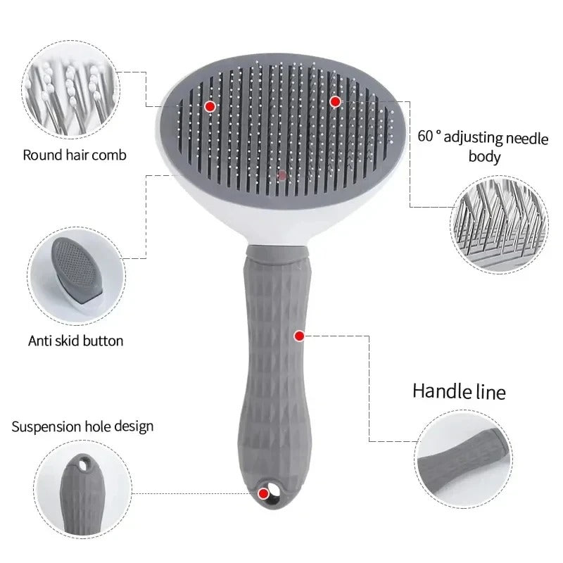 Gentle-Glide Self-Cleaning Slicker Brush