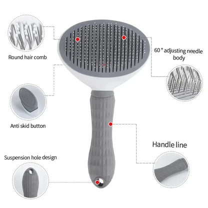 Gentle-Glide Self-Cleaning Slicker Brush
