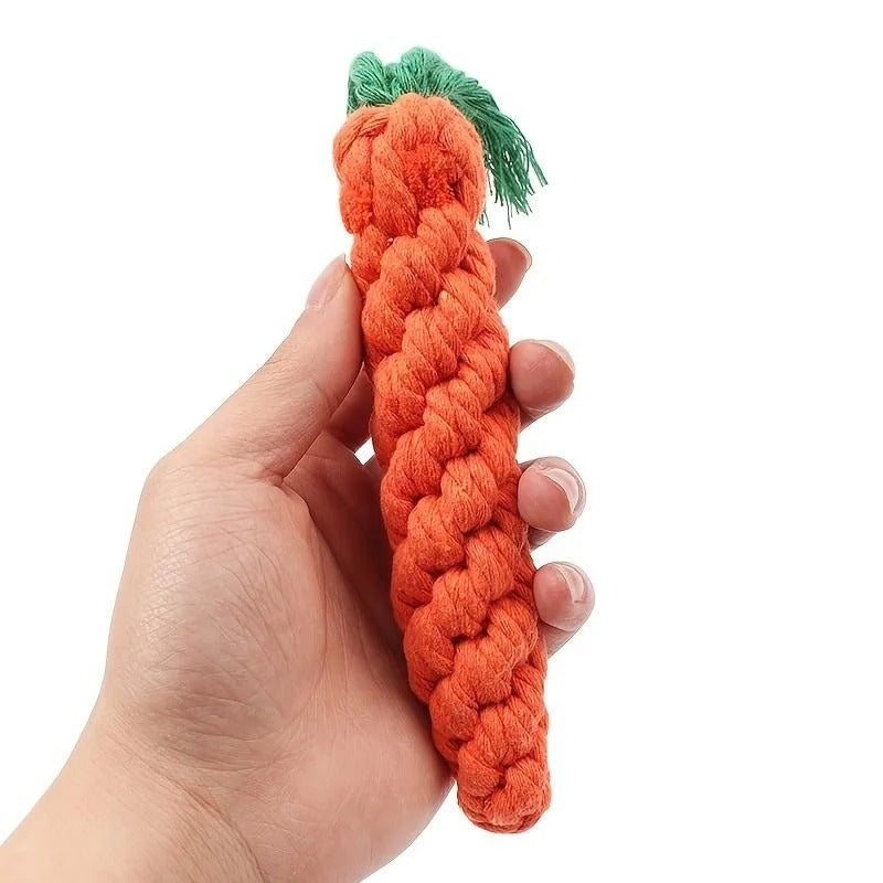 CrunchCarrot Rope Chew Toy